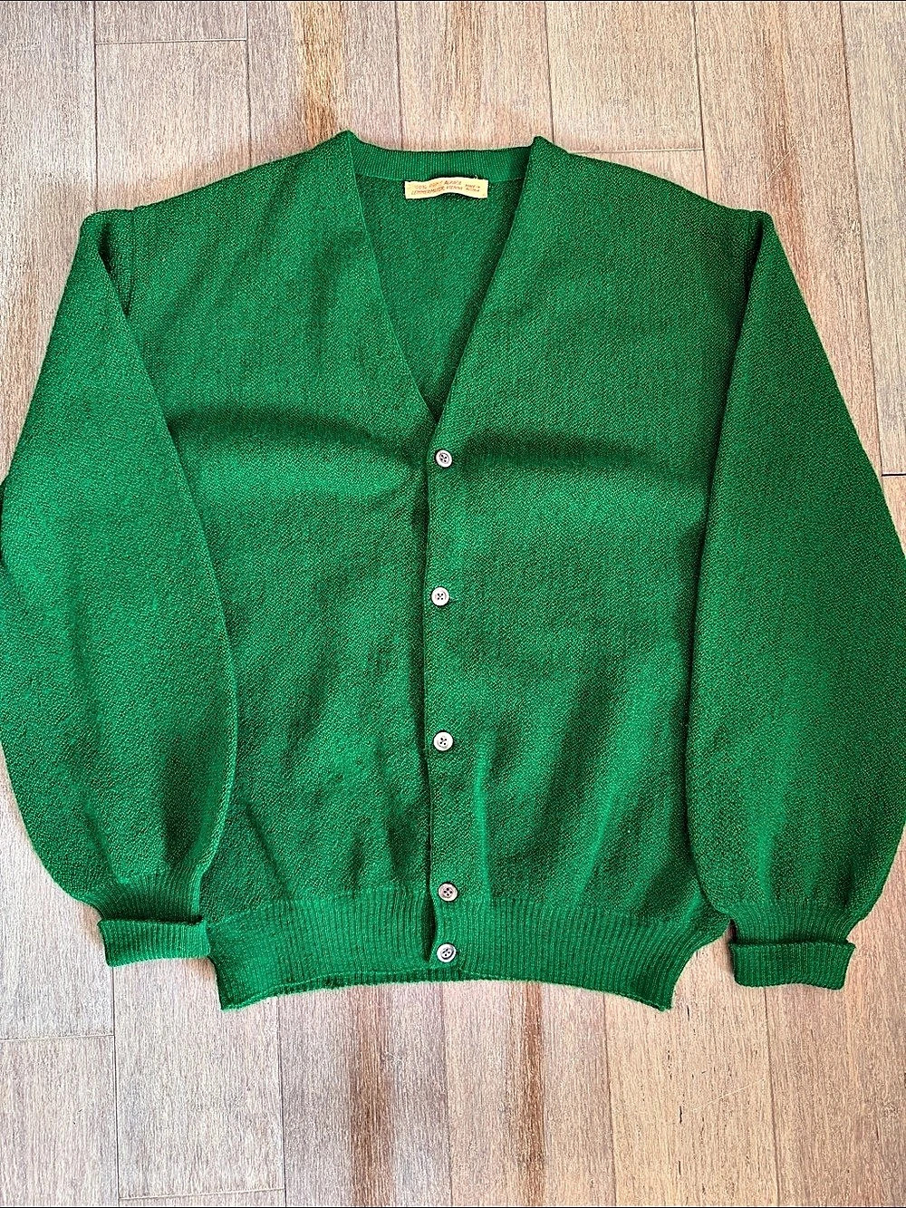 Lemmermayer Green Alpaca Cardigan Vtg sweater unisex Austrian
